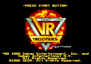 Заставка игры VR Troopers